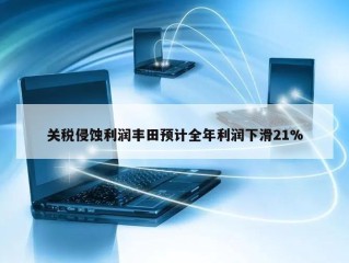 关税侵蚀利润丰田预计全年利润下滑21%